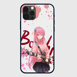Чехол для iPhone 12 Pro Красотка Хитори Гото - Одинокий рокер, цвет: 3D-черный