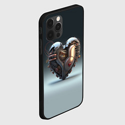 Чехол для iPhone 12 Pro Кибер сердце, цвет: 3D-черный — фото 2