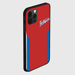 Чехол для iPhone 12 Pro Непобедимый - в цветах российского флага, цвет: 3D-черный — фото 2