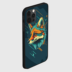 Чехол для iPhone 12 Pro Загадочный лис, цвет: 3D-черный — фото 2