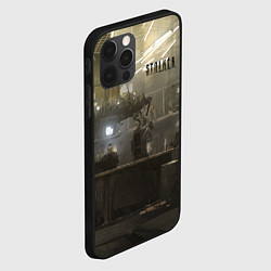 Чехол для iPhone 12 Pro STALKER Одиночка и бармен, цвет: 3D-черный — фото 2