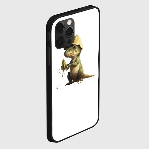 Чехол iPhone 12 Pro Baby T-Rex / 3D-Черный – фото 2