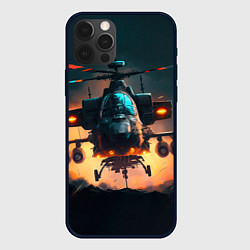Чехол для iPhone 12 Pro Вертолет Ка 2 - AI, цвет: 3D-черный