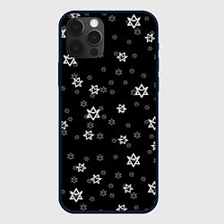 Чехол для iPhone 12 Pro Astro emblem pattern, цвет: 3D-черный