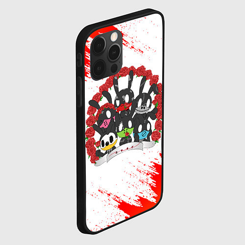 Чехол iPhone 12 Pro B A P rose / 3D-Черный – фото 2