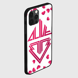 Чехол для iPhone 12 Pro Big bang lovers, цвет: 3D-черный — фото 2