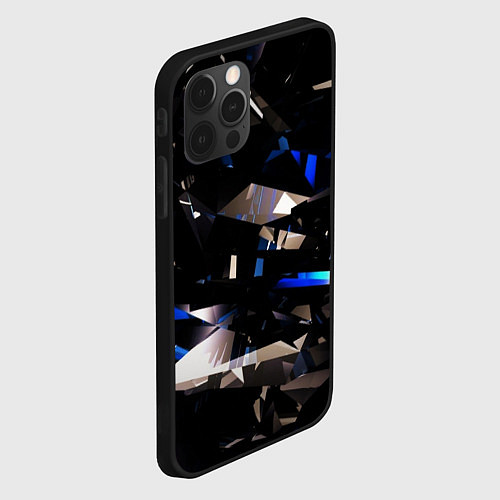 Чехол iPhone 12 Pro Осколки реальности / 3D-Черный – фото 2