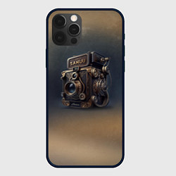 Чехол для iPhone 12 Pro Странный фотоаппарат, цвет: 3D-черный