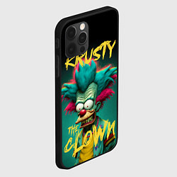 Чехол для iPhone 12 Pro Клоун Красти из Симпсонов, цвет: 3D-черный — фото 2
