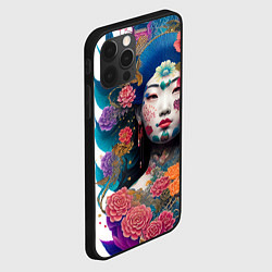 Чехол для iPhone 12 Pro Japan style - tattoo - art, цвет: 3D-черный — фото 2