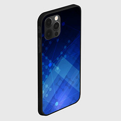 Чехол для iPhone 12 Pro Геометрия элементов, цвет: 3D-черный — фото 2