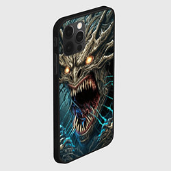 Чехол для iPhone 12 Pro Кричащий демон, цвет: 3D-черный — фото 2