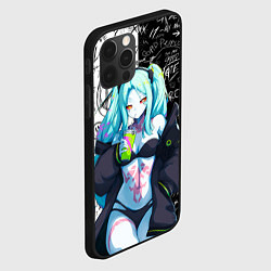 Чехол для iPhone 12 Pro Ребекка из Киберпанка 2077, цвет: 3D-черный — фото 2