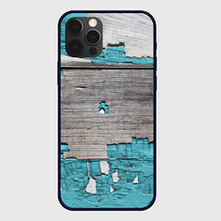 Чехол для iPhone 12 Pro Текстура облупившейся краски - авангард, цвет: 3D-черный