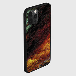 Чехол для iPhone 12 Pro Красочные частицы, цвет: 3D-черный — фото 2