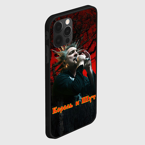 Чехол iPhone 12 Pro Горшок с микрофоном / 3D-Черный – фото 2