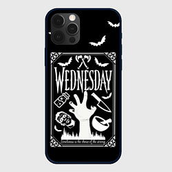 Чехол для iPhone 12 Pro Wednesday - thing, цвет: 3D-черный