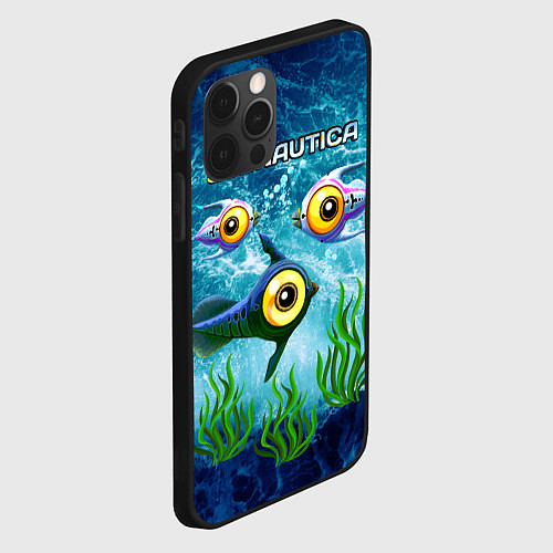Чехол iPhone 12 Pro Subnautica / 3D-Черный – фото 2
