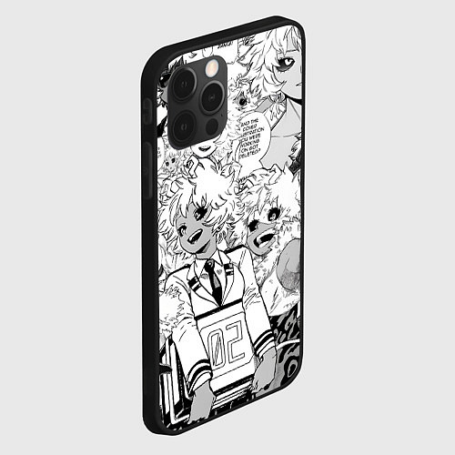 Чехол iPhone 12 Pro Мина Ашидо - Моя геройская академия / 3D-Черный – фото 2