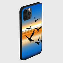 Чехол для iPhone 12 Pro Вороны на закате, цвет: 3D-черный — фото 2