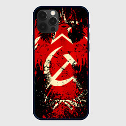 Чехол для iPhone 12 Pro Советский союз, цвет: 3D-черный