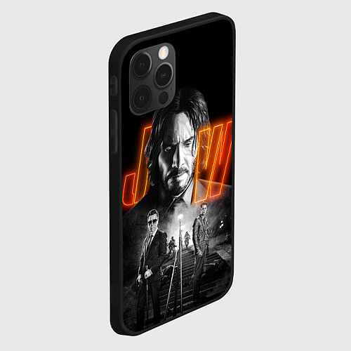 Чехол iPhone 12 Pro John Wick Chapter 4 / 3D-Черный – фото 2
