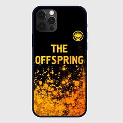 Чехол для iPhone 12 Pro The Offspring - gold gradient: символ сверху, цвет: 3D-черный