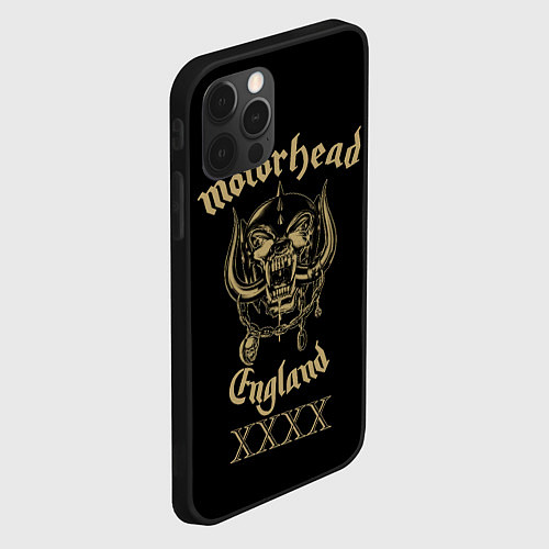 Чехол iPhone 12 Pro Motorhead England / 3D-Черный – фото 2