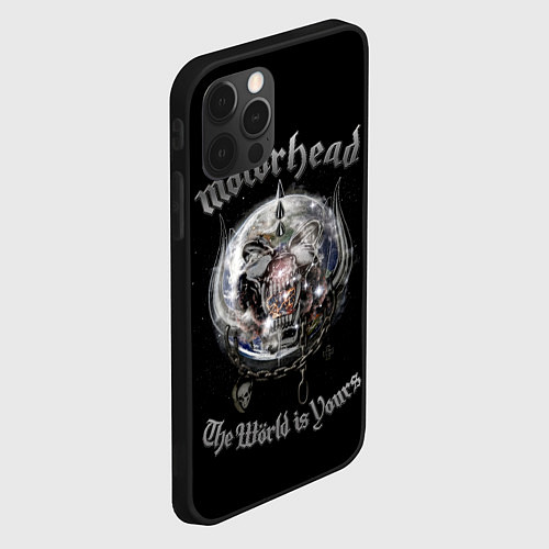 Чехол iPhone 12 Pro Motorhead планета / 3D-Черный – фото 2