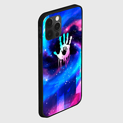 Чехол для iPhone 12 Pro Death Stranding неоновый космос, цвет: 3D-черный — фото 2