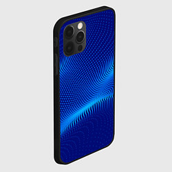 Чехол для iPhone 12 Pro Blue dots, цвет: 3D-черный — фото 2