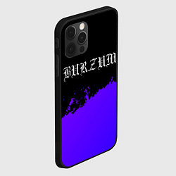 Чехол для iPhone 12 Pro Burzum purple grunge, цвет: 3D-черный — фото 2