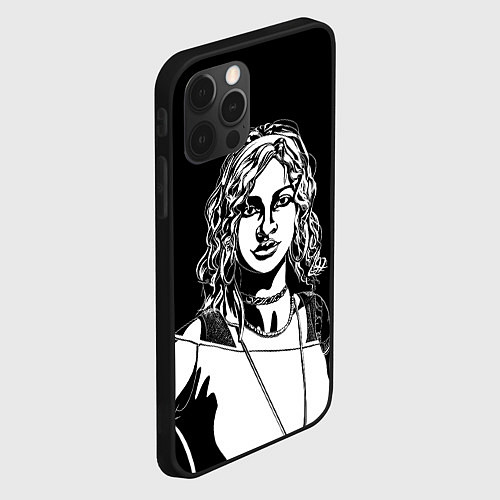 Чехол iPhone 12 Pro Dead by daylight - Талита Лира / 3D-Черный – фото 2