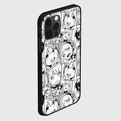 Чехол для iPhone 12 Pro Anime hentai ahegao, цвет: 3D-черный — фото 2