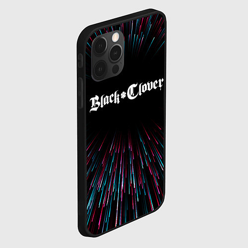 Чехол iPhone 12 Pro Black Clover infinity / 3D-Черный – фото 2