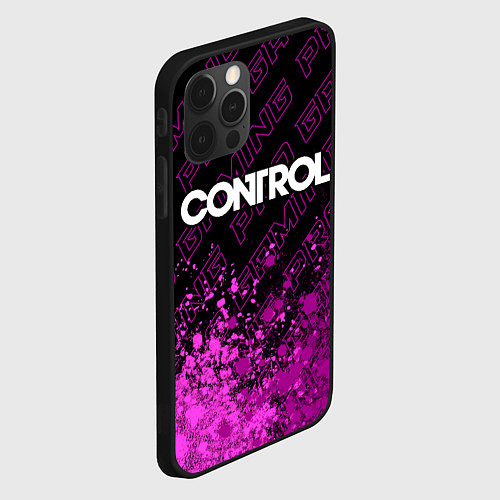 Чехол iPhone 12 Pro Control pro gaming: символ сверху / 3D-Черный – фото 2