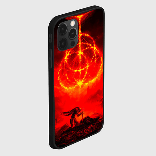 Чехол iPhone 12 Pro Elden Ring dark / 3D-Черный – фото 2