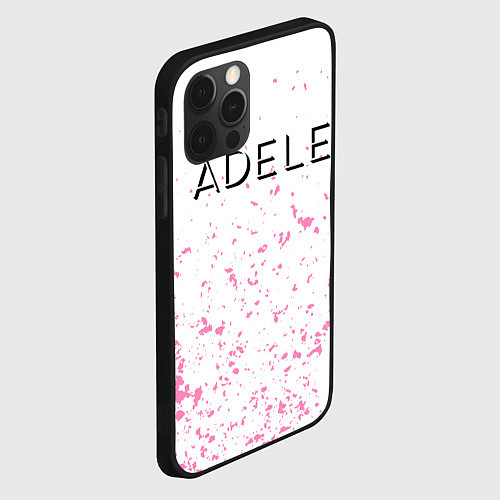 Чехол iPhone 12 Pro Adele брызги / 3D-Черный – фото 2