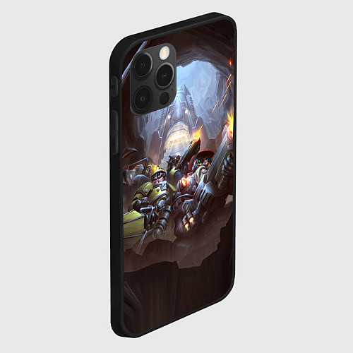 Чехол iPhone 12 Pro Team Deep Rock Galactic / 3D-Черный – фото 2