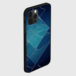 Чехол для iPhone 12 Pro Геометрическая бесконечность, цвет: 3D-черный — фото 2