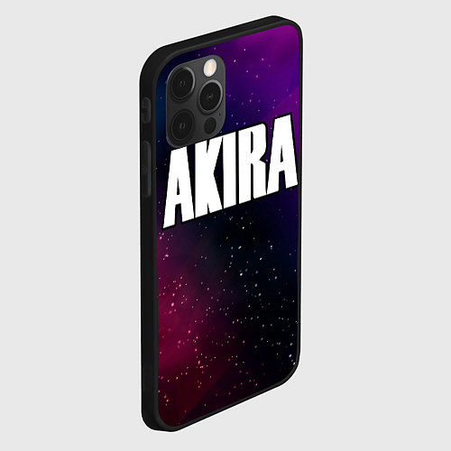 Чехол iPhone 12 Pro Akira gradient space / 3D-Черный – фото 2