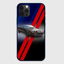 Чехол для iPhone 12 Pro Американский маслкар Chevrolet Camaro 1983 года, цвет: 3D-черный