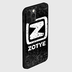 Чехол для iPhone 12 Pro Zotye с потертостями на темном фоне, цвет: 3D-черный — фото 2