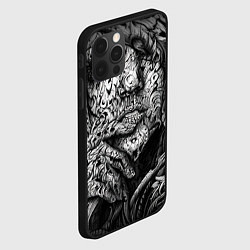 Чехол для iPhone 12 Pro Древесная дева, цвет: 3D-черный — фото 2