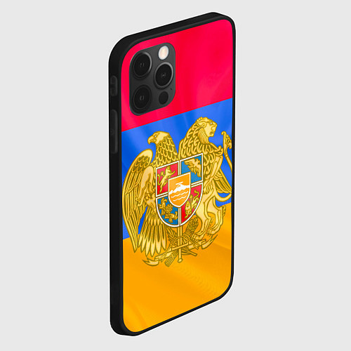 Чехол iPhone 12 Pro Солнечная Армения / 3D-Черный – фото 2