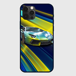 Чехол для iPhone 12 Pro Суперкар Lamborghini Reventon, цвет: 3D-черный