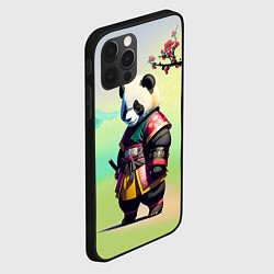 Чехол для iPhone 12 Pro Панда-самурай - цветущая сакура, цвет: 3D-черный — фото 2