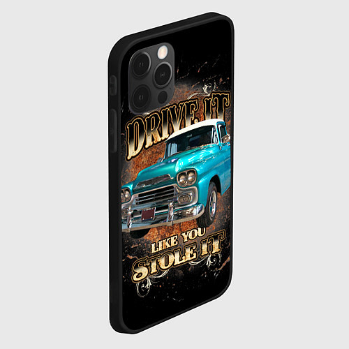 Чехол iPhone 12 Pro Пикап Chevrolet Apache 3100 1959 года / 3D-Черный – фото 2