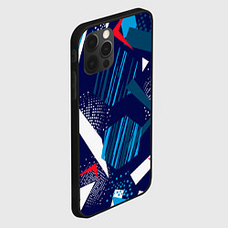Чехол для iPhone 12 Pro Текстурный грандж, цвет: 3D-черный — фото 2