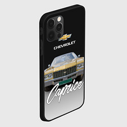 Чехол для iPhone 12 Pro Американская машина Chevrolet Caprice 70-х годов, цвет: 3D-черный — фото 2